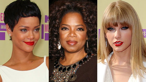 Rihanna, Oprah, Taylor Swift Rihanna, Oprah, Taylor Swift